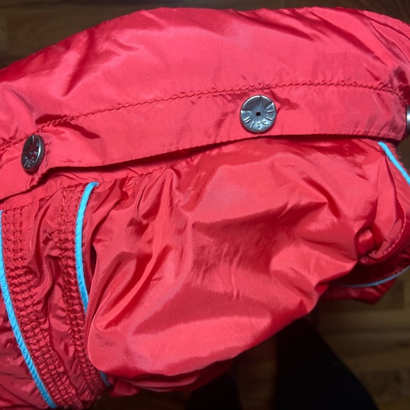 Diesel Kids Size 3t Jacket Red  And Blue With Pockets Embroidered Logo - Picture 10 of 10